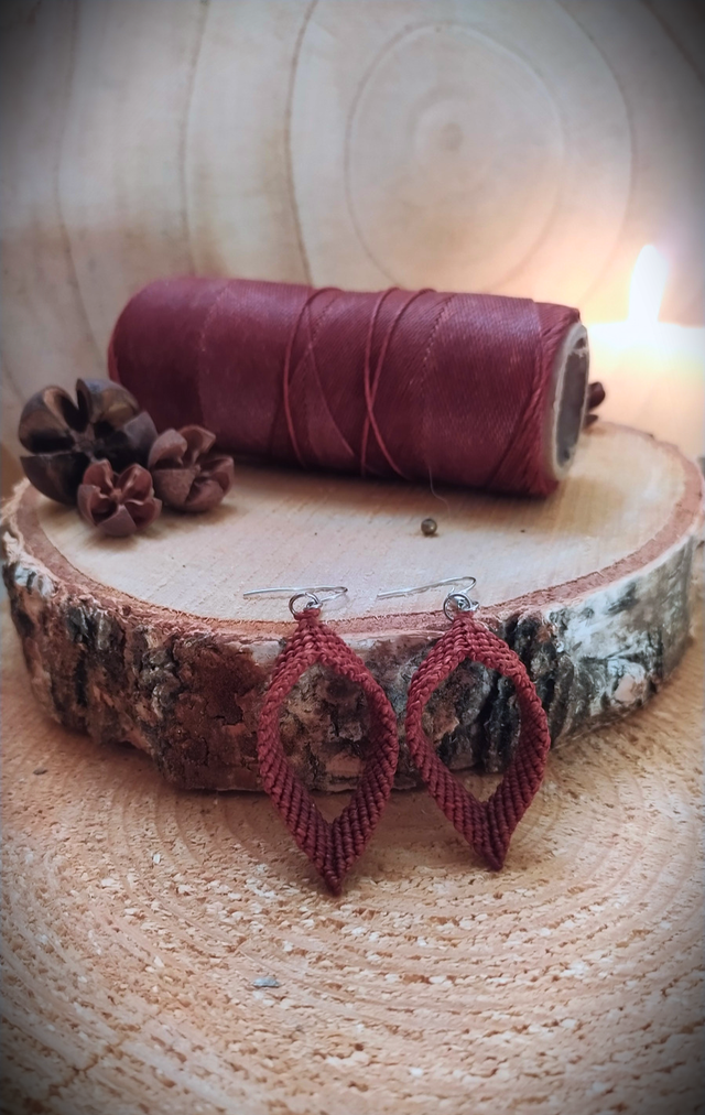 Boucles d'oreilles losanges