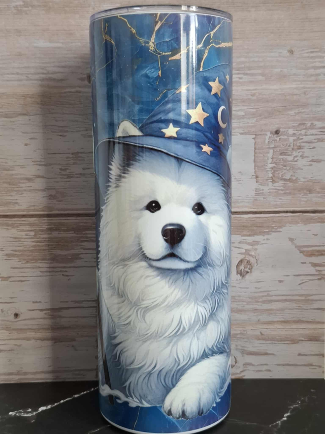 Gourde canette samoyède magicien