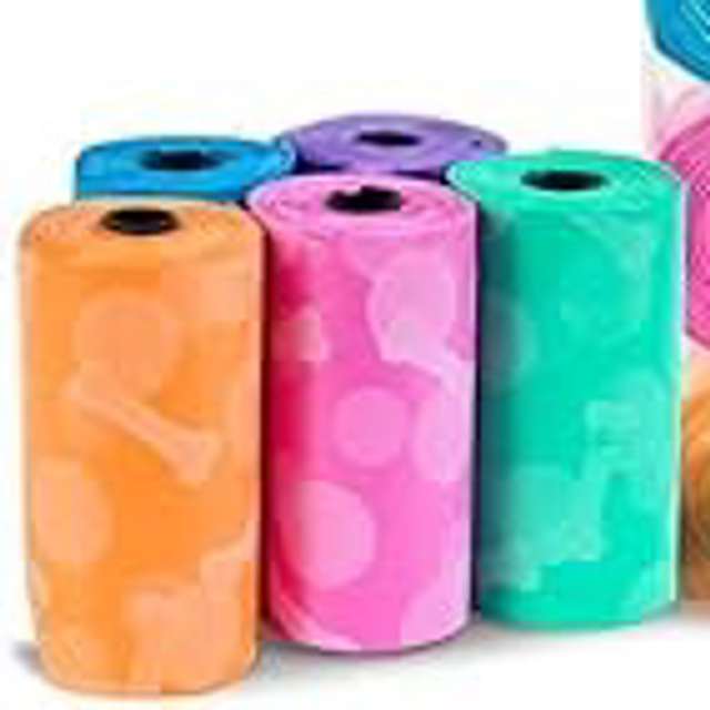Roll Poo Bags 140pc