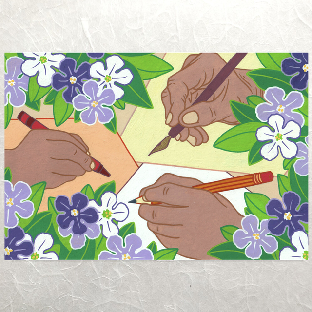 Letter writers - Yesterday, Today, Tomorrow - Brunfelsia pauciflora