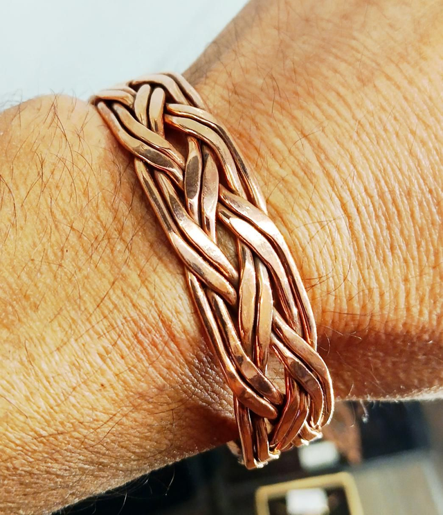 Bracelet en cuivre 8 brins