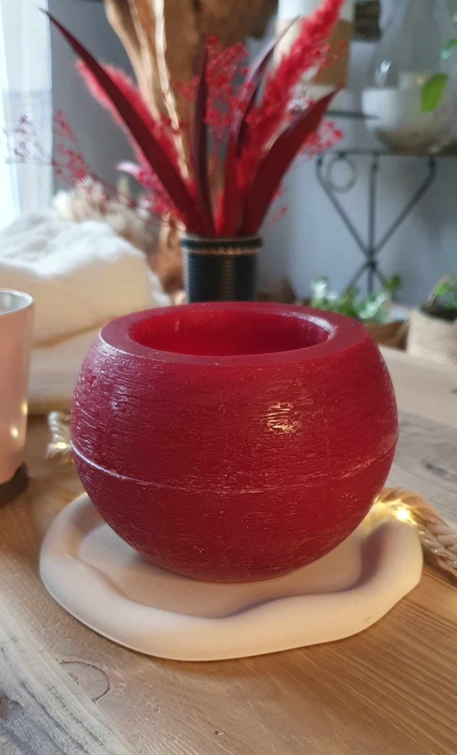 Grande photophore rouge rubis❤️