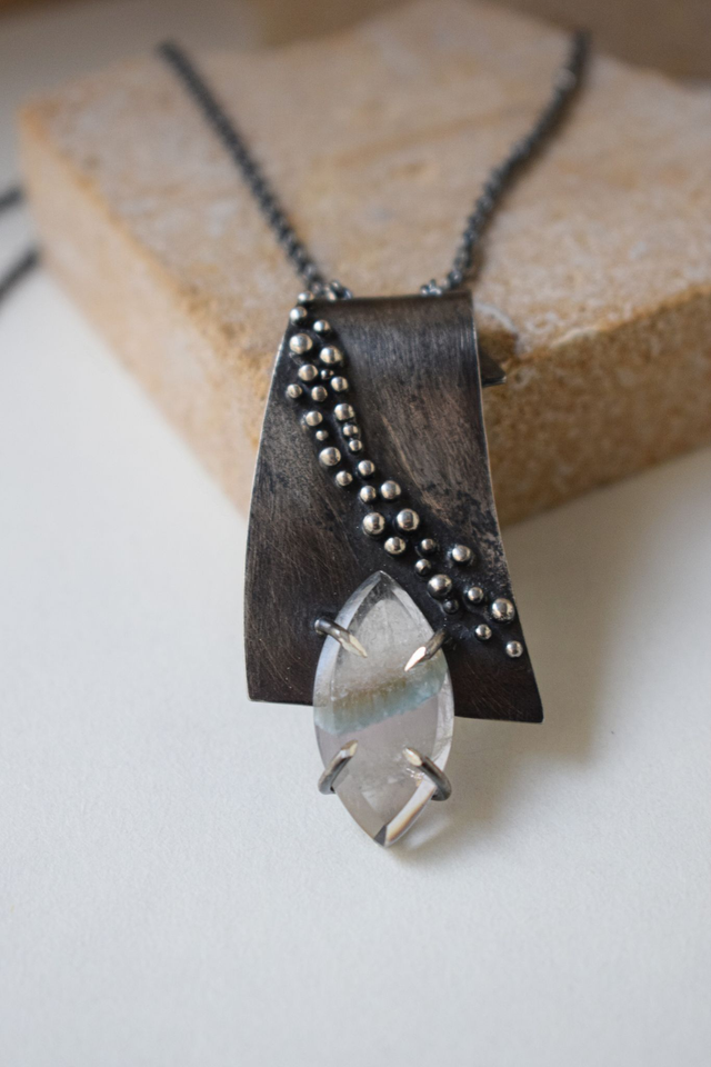 Pendentif Quartz à Gilalite