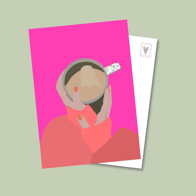 Coffe Love - Postkarte