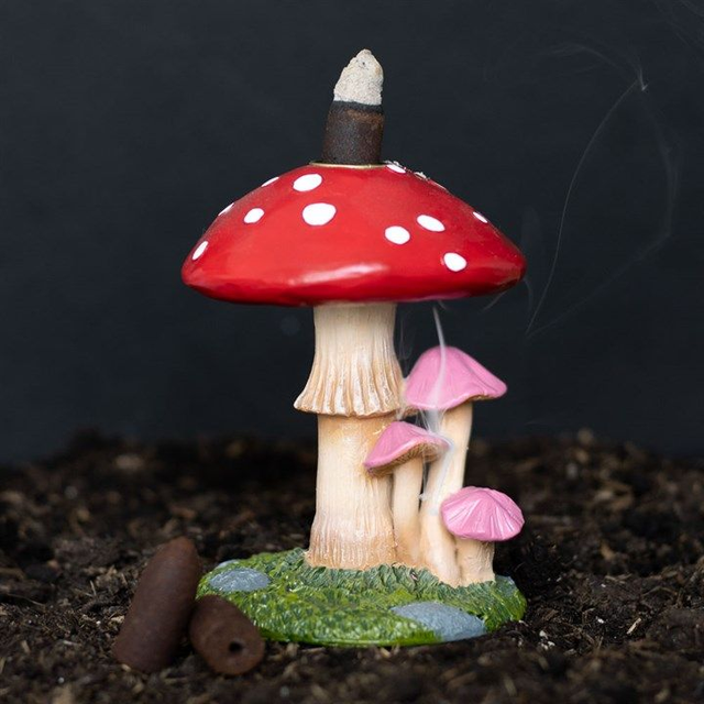 Mushroom Backflow Incense Holder