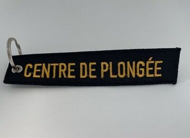 Maui-diving porte clés avec broderie