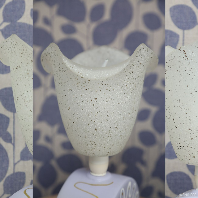 DUO LAMPES TULIPES GRAPHIQUES