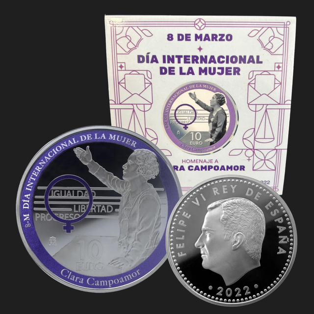 10€ - Día Internacional de la Mujer “Homenaje a Clara Campoamor”. 2022