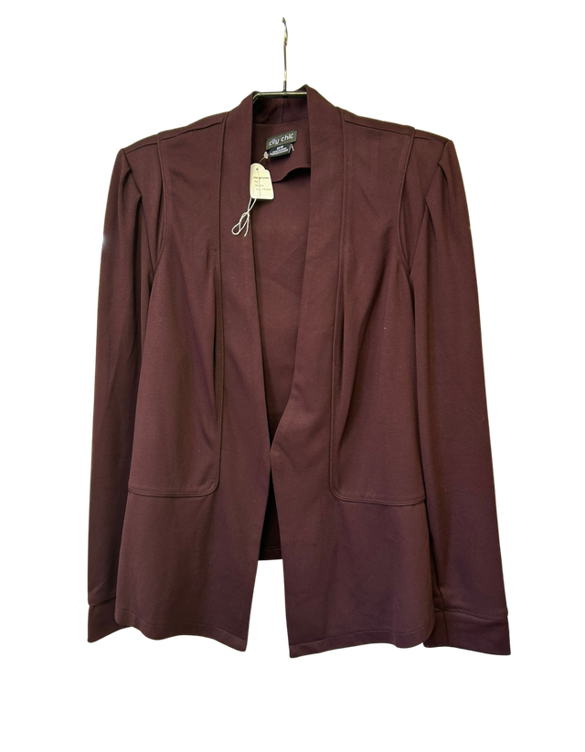 City Chic Jacket in Brown