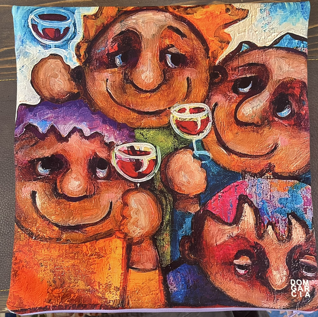 Housse de coussin «  à la tienne »