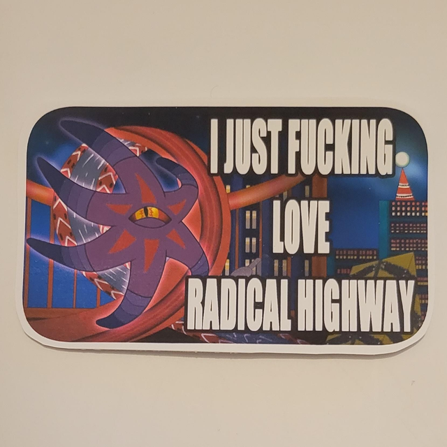 Radical Highway Sticker