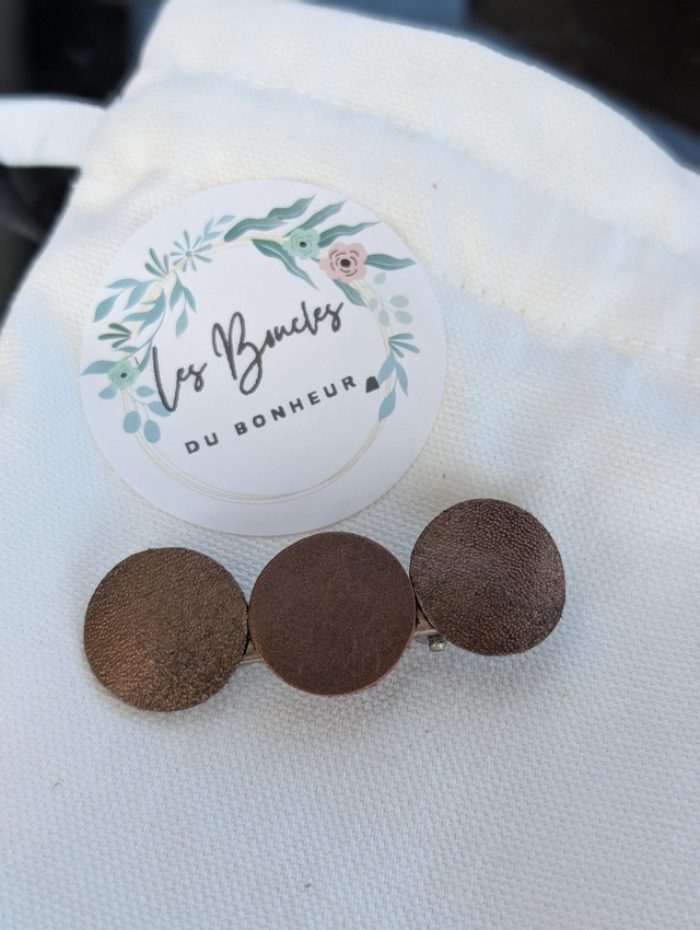 Barrette marron