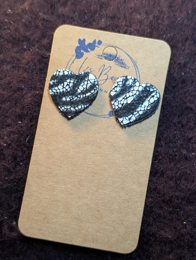 Boucles d'oreilles Lovely zèbre lov008