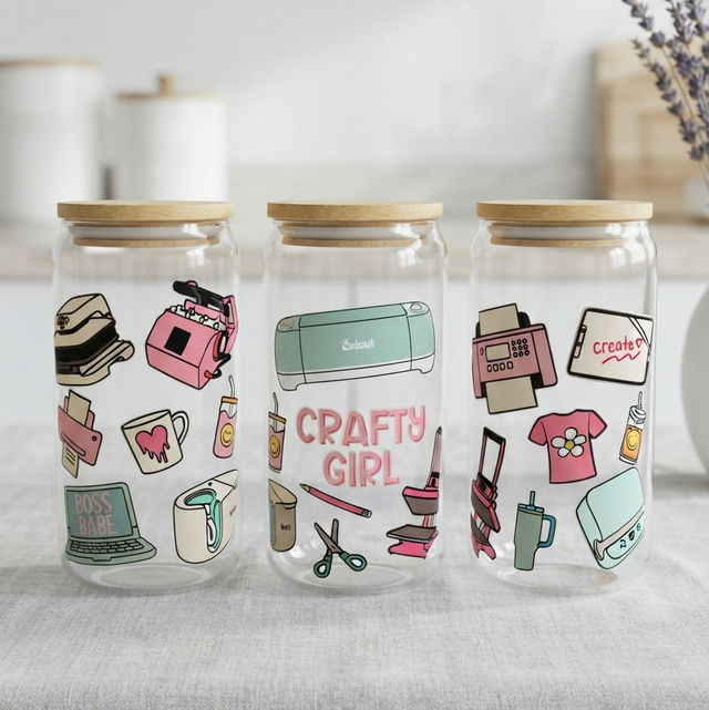 16oz Glass Cups