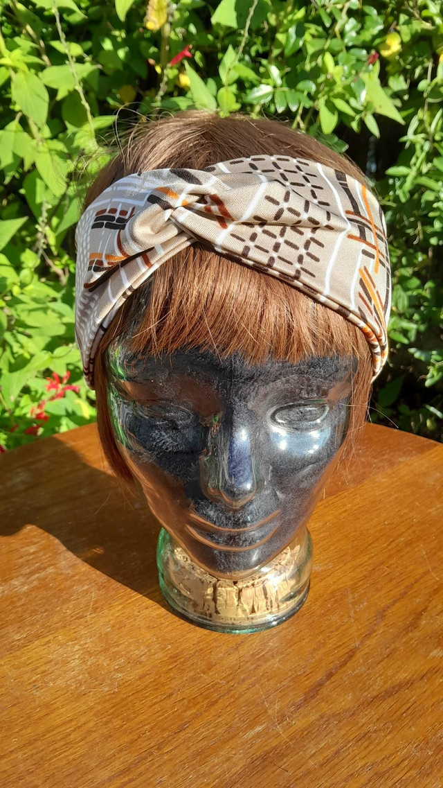 Bandeau jersey torsadé L