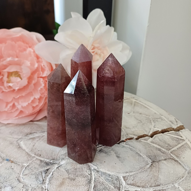 Strawberry Quartz Tower