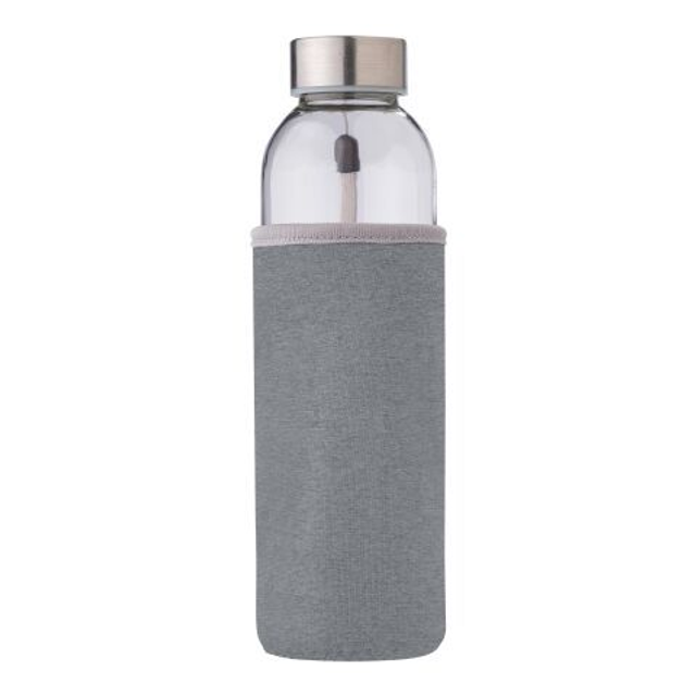 Glass bottle (500 ml) with neoprene sleeve Nika