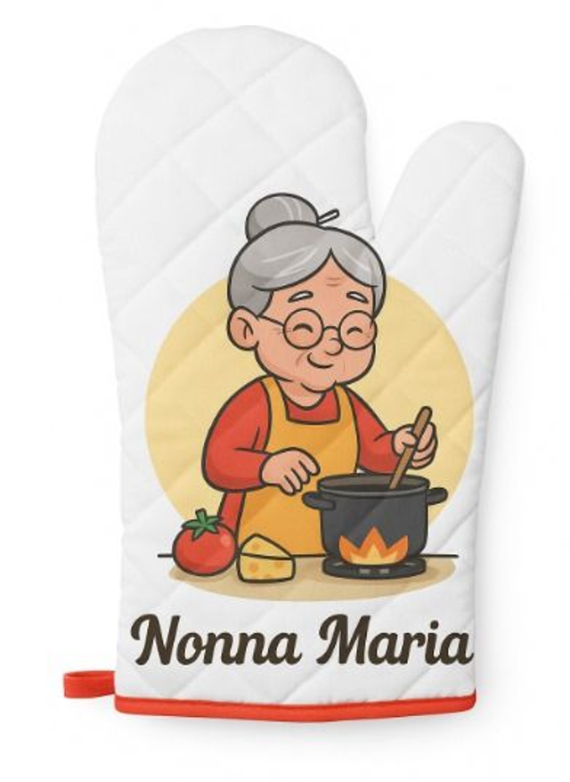 Guanto da cucina da personalizzare
