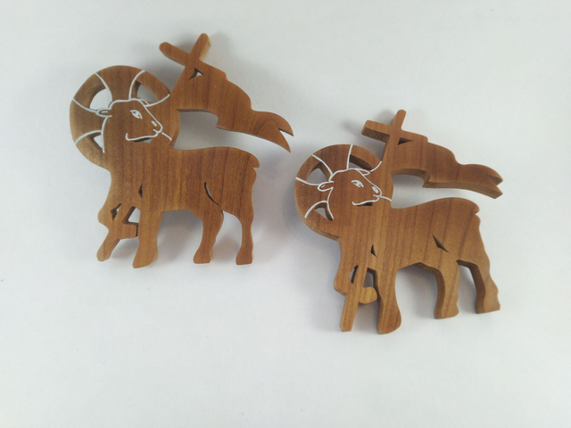 Agneau Pascal en bois massif