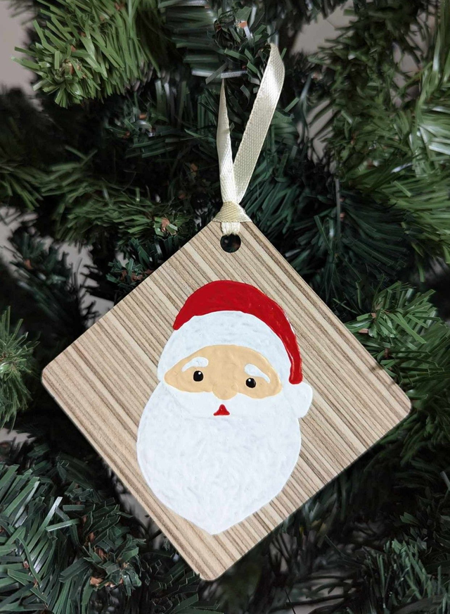 Tête père Noël 2024