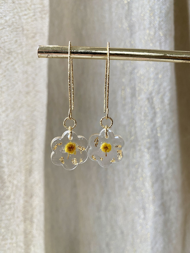 BO fleurs simples longues mini - mimosa