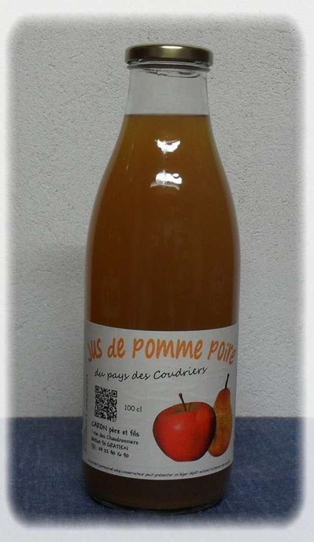 Jus pomme Poire 1L Pays des coudriers 