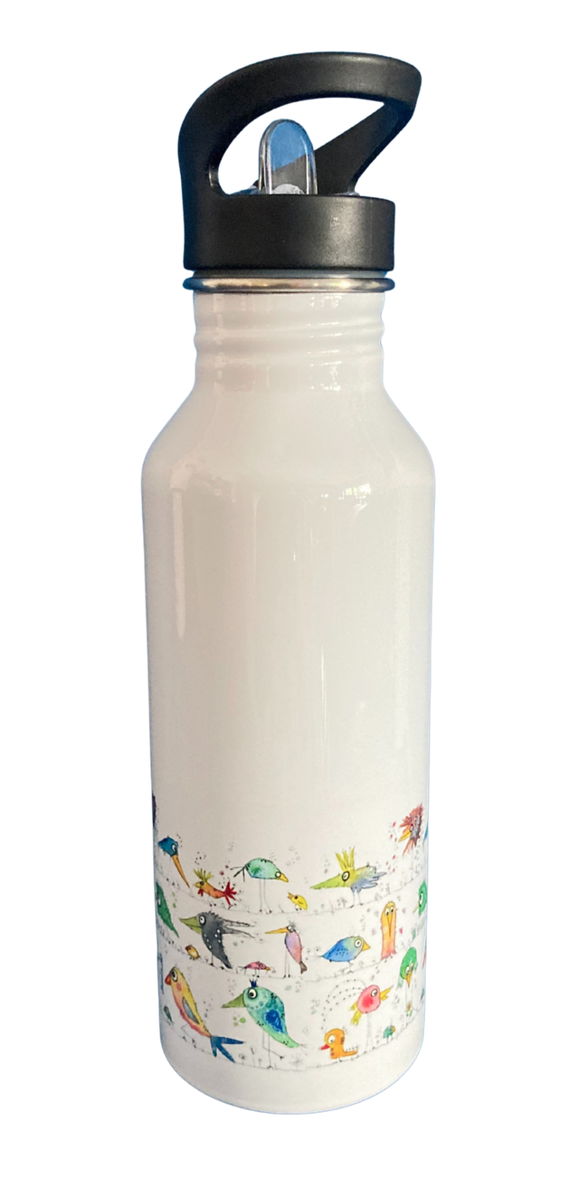 Trinkflasche "Vögel"