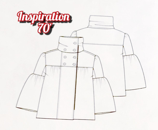 Veste inspiration 70&#039;