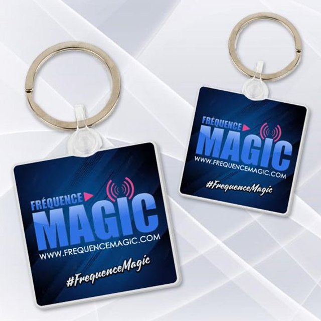 PORTE CLES SLIM DOUBLE FACE