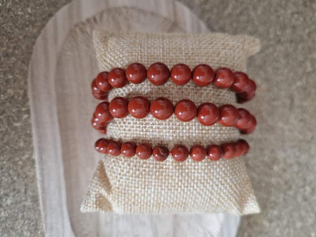 Jaspe rouge 6mm