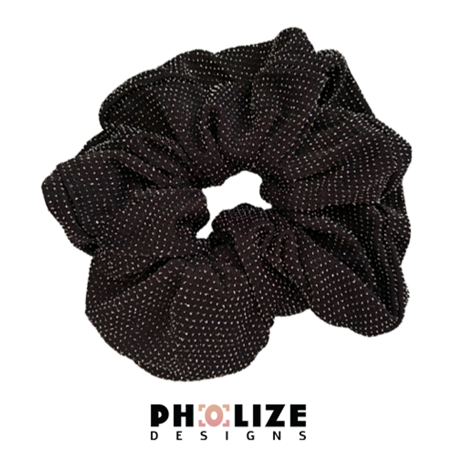 Black diamond scrunchie