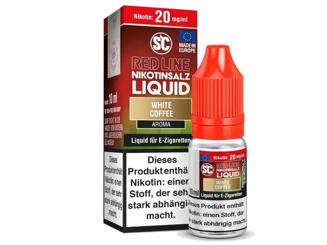 SC - Red Line - White Coffee - Nikotinsalz Liquid