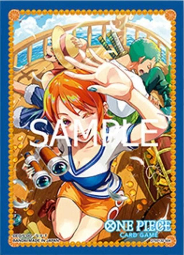 Bandai Japan One Piece Card Game: Official Sleeves Nami Limited Edition