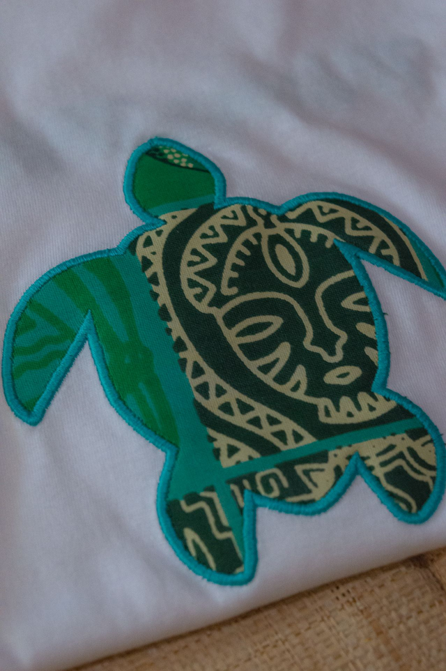 Tee-Shirt Tortue Enfant Blanc