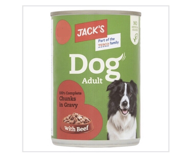 Jack's Dog Adult Chunks in Gravy with Beef 415g