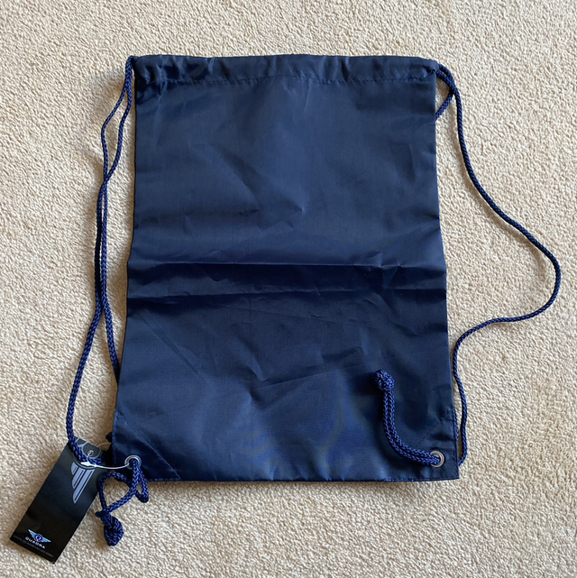 Small Navy Quadra Gym Bag/Poolside Bag