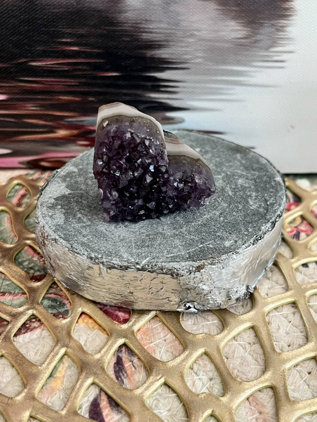 Coeur Druse Amethyste