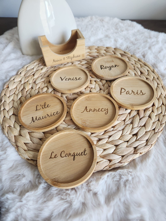 Sous Bocks personnalisés x6