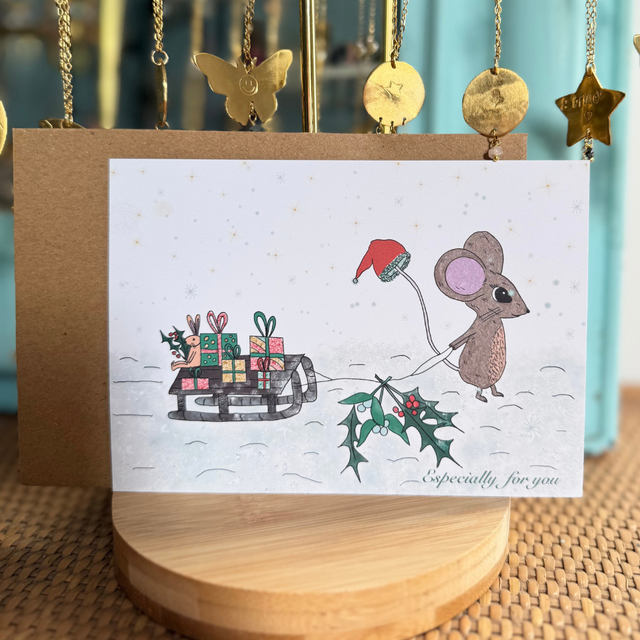 Illustration "Les cadeaux et la souris"