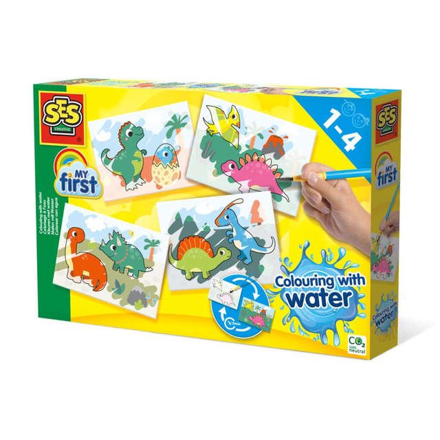 SES My First Kleuren met Water Dino's
