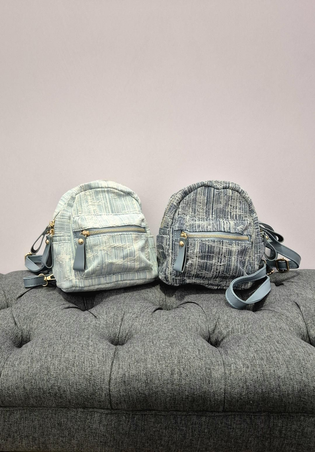 Tiny Denim Backpack