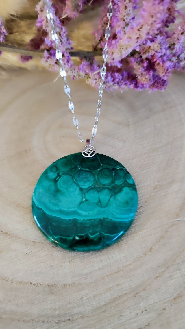 Pendentif Malachite