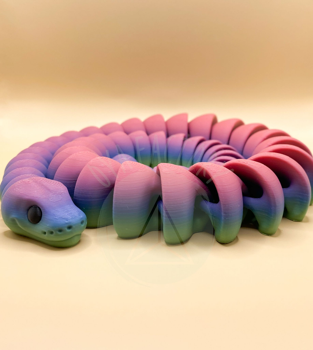 Grand serpent articulé modèle unique