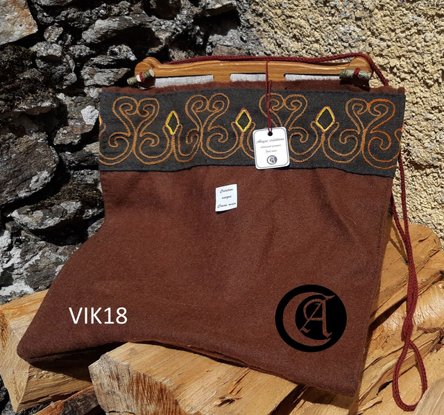 vik18 sac viking haithabu brodé vaalsgarde