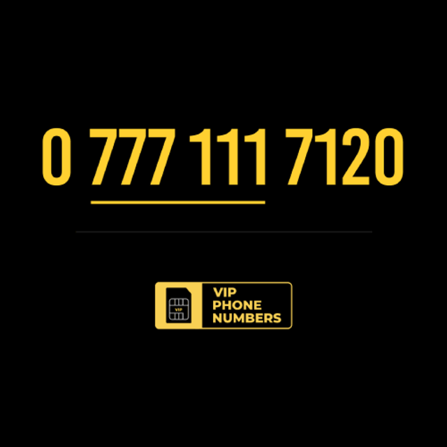 0 777 111 7120 - VIP Gold Phone Number