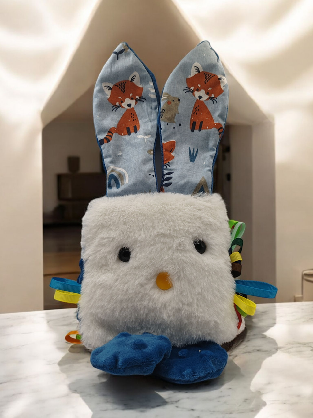 Cube d'éveil panda roux