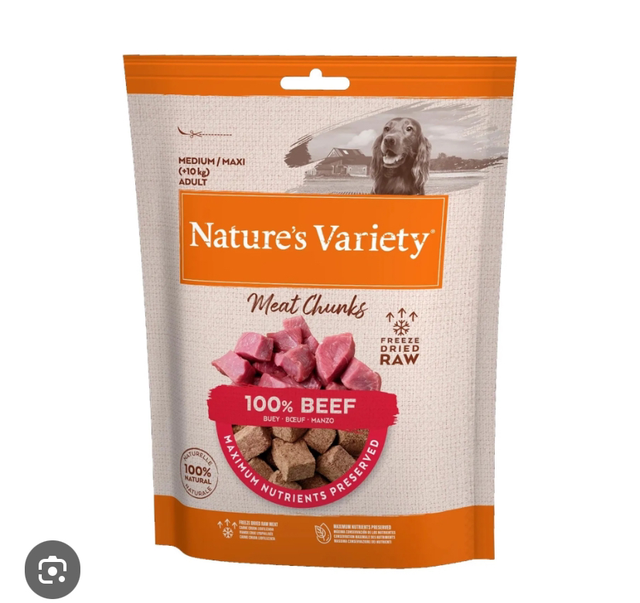 Nature's variety freeze dried chunks 