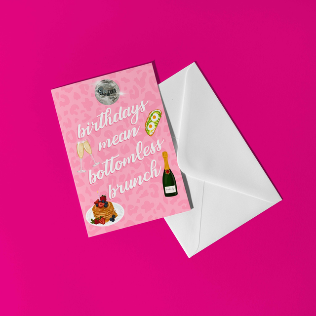 Bottomless Brunch Greeting Card
