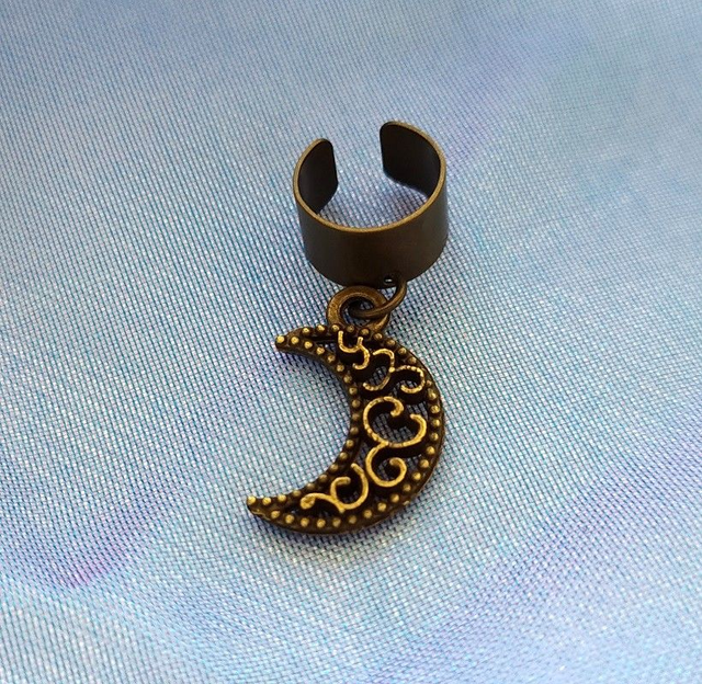 Bagues d'oreille lune 