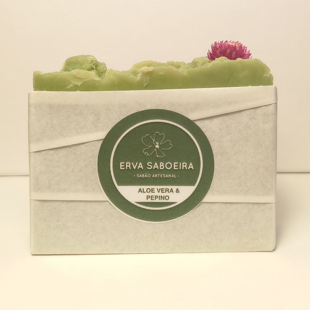 Sabonete de Aloe Vera & Pepino